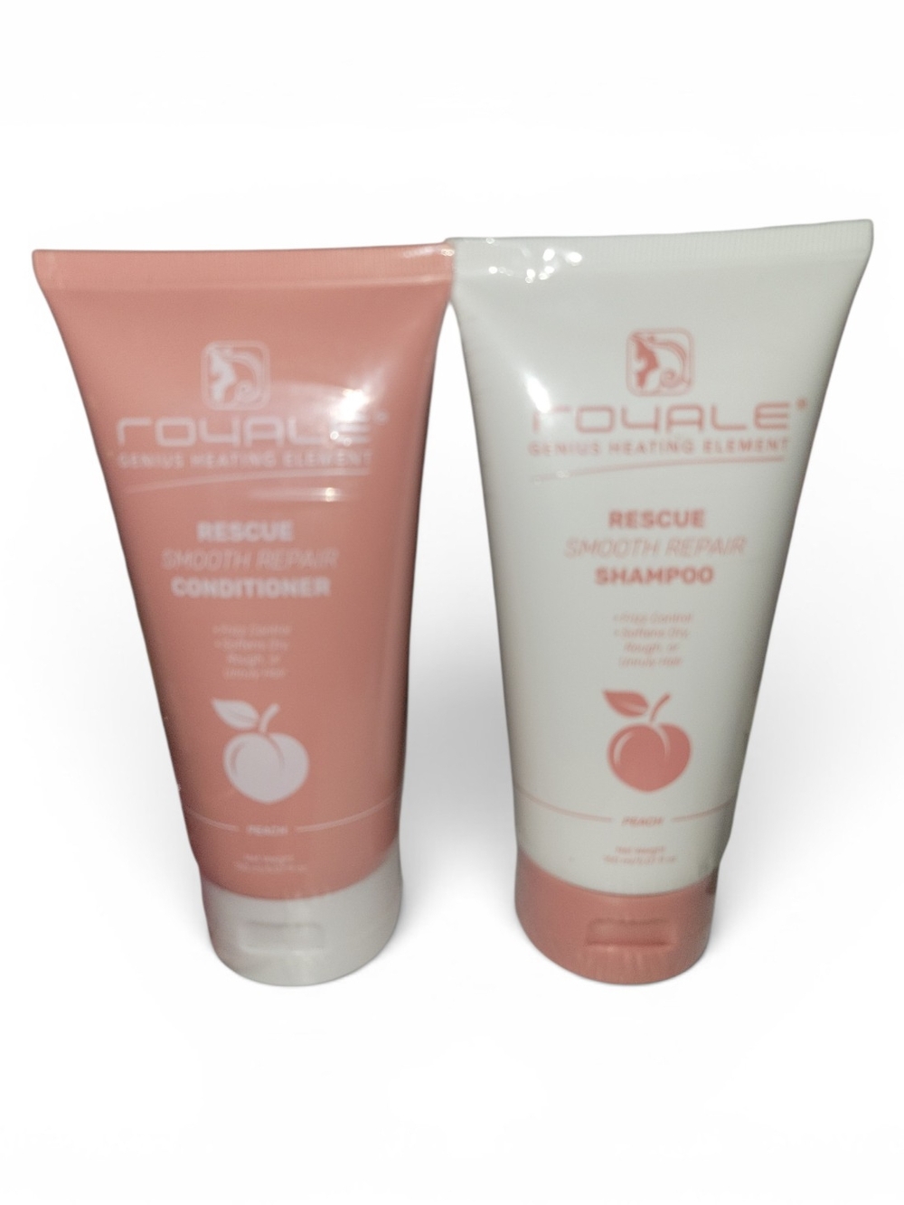 ROYALE Rescue Smooth Repair Shampoo & Conditioner Peach Duo